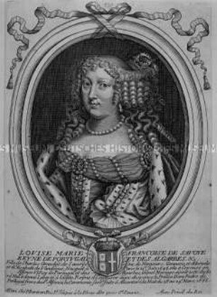 Porträt der portugiesischen Königin Maria Franziska Elisabeth von Savoyen