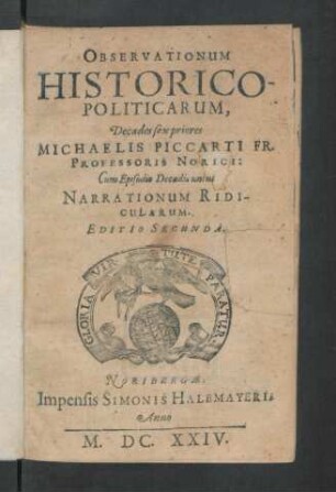 1: Decades sex priores. Cum Episodio Decadis unius Narrationum Ridicularum