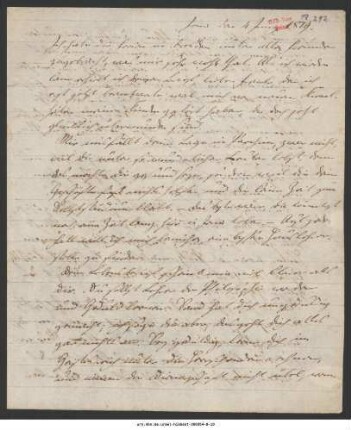 Brief von Fries an Friedrich Francke