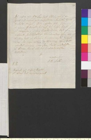 Brief von Falk, Johannes Daniel an Goethe, Johann Wolfgang von