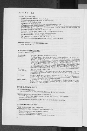 I.4 Studentenschaft