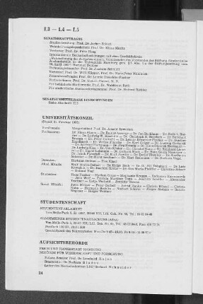 I.4 Studentenschaft