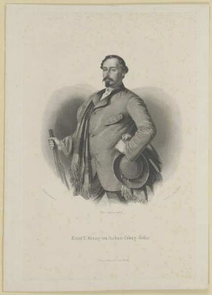 Bildnis des Ernst II. von Sachsen-Coburg-Gotha