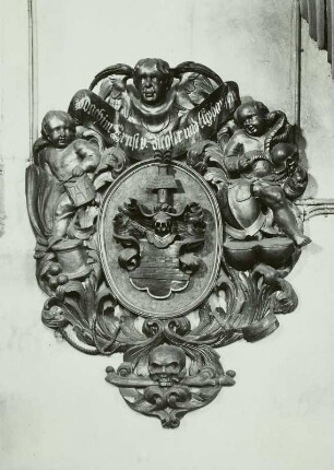 Epitaph des Joachim Ernst von Ziegler und Klipphausen : Epitaph des Joachim Ernst von Ziegler und Klipphausen († um 1700). Dorfkiche Nostiz