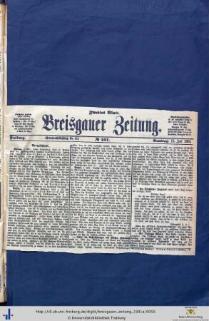 13.07.1901 (Zweites Blatt)
