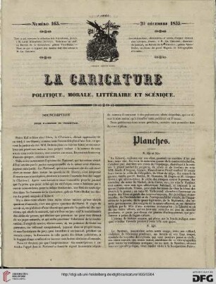 Numéro 163 (20 Décembre 1833)