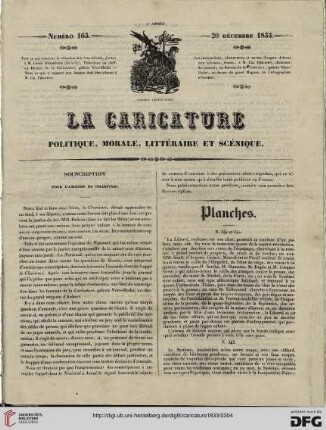 Numéro 163 (20 Décembre 1833)