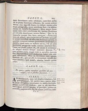 Caput II. De operis, quibus metallum quodlibet ab uno aliquo, vel a pluribus secernitur