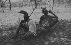 Zwei Dinka, freiwillige Schikari [Reise nach dem Sudan, Band 2Seite LIV]