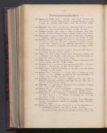 Personenmedaillen