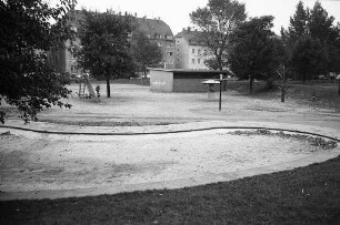 Umgestaltung des Kinderspielplatzes Ecke Ranke-/Morgenstraße.