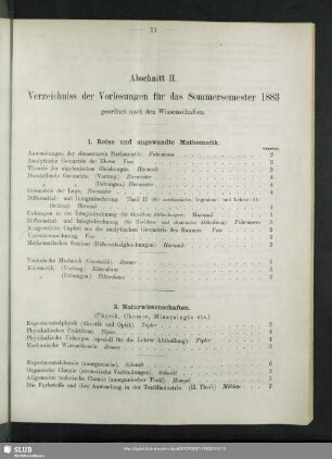 1. Reine und angewandte Mathematik