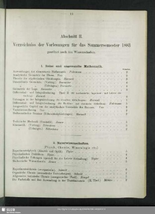 1. Reine und angewandte Mathematik
