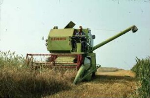 Fotografie: Erntetechnik, Mähdrescher selbstfahrend