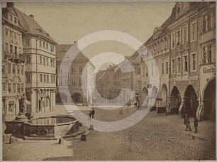 Untermarkt Görlitz mit Neptun-Brunnen