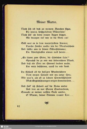Meiner Mutter