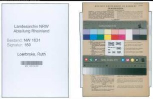 Entnazifizierung Ruth Loerbroks , geb. 01.03.1903 ()