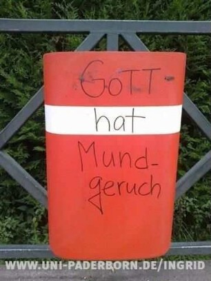 GoTT hat Mund- geruch
