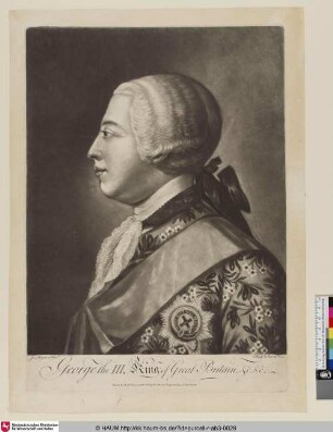 George the III, King of Great Britain