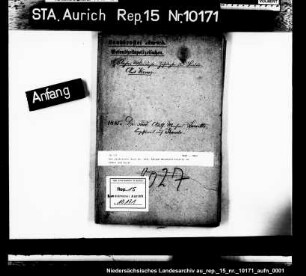 Der praktische Arzt Dr. med. Adolph Meinhard Swartte in Emden und Bunde