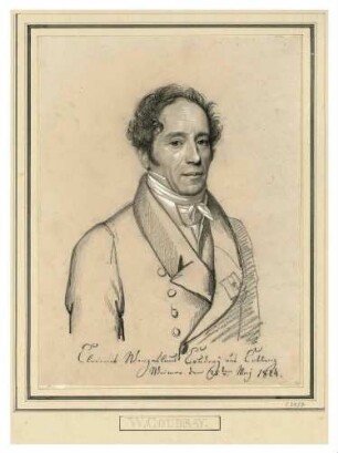 Bildnis Coudray, Clemens Wenzeslaus (1775-1845), Baumeister, Architekt
