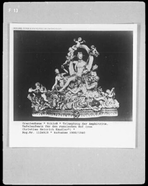 Triumphzug der Amphitrite, von einem Tafelaufsatz für den russischen Hof