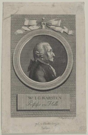 Bildnis des W. I. G. Karsten