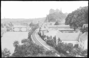 Leisnig. Schloss Mildenstein, Tragnitz, Fischendorfer Brücke