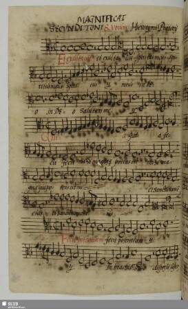 Praetorius, Hieronymus: Magnificat in 2.Ton (hypodorisch)