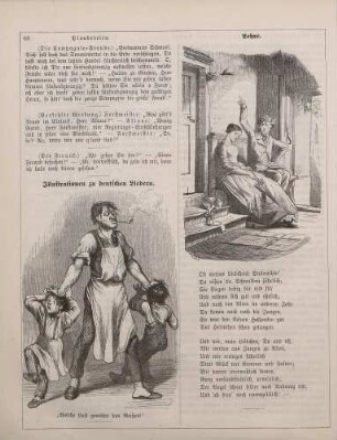 "Lehre" "Illustrationen zu deutschen Liedern"