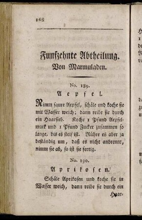 Funfzehnte Abtheilung. Von Marmuladen.