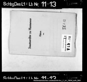 Land- und Viehschatzregister Enthält: auch: Ämter Hagenburg und Bokeloh
