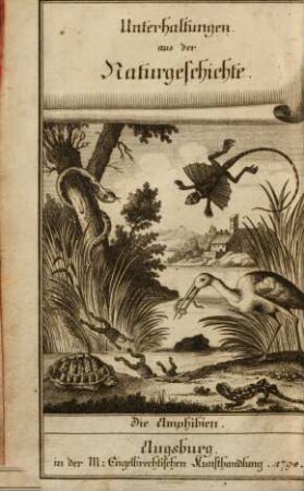 Unterhaltungen aus der Naturgeschichte. [3 a], Die Amphibien : (Text)