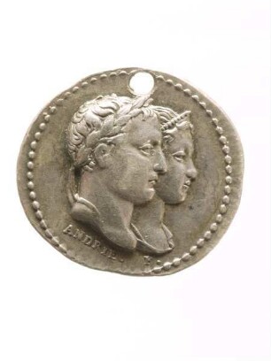 Medaille auf die Hochzeit mit Marie Louise von Österreich