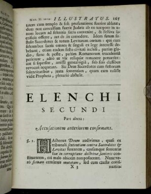 Elenchi Secundi Pars altera: Accusationem anteriorem confirmans.