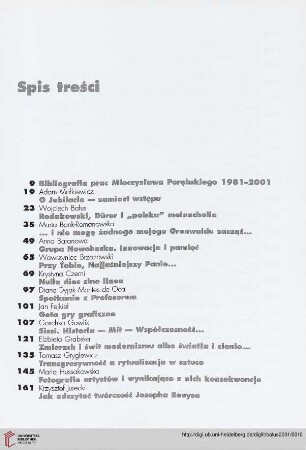 Spis treści