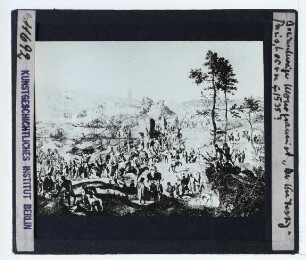 Braunschweiger Monogrammist, Die Prozession zum Kalvarienberg (Paris Louvre RF 773)