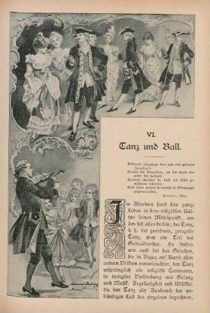 VI. Tanz und Ball