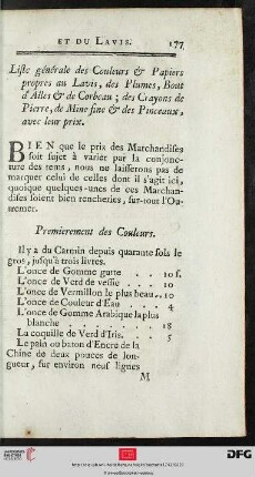 Liste générale des Couleurs [...]