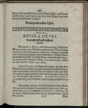 Regula Detri