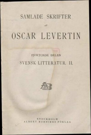 14: Svensk litteratur. 2.