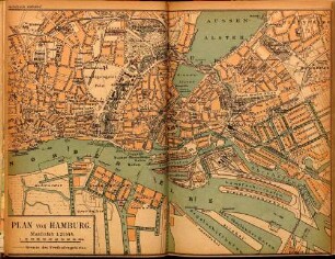 Plan von Hamburg.