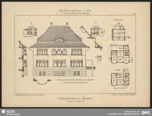 Einfamilienhaus in Stuttgart [Grundriss, Aufriss]
