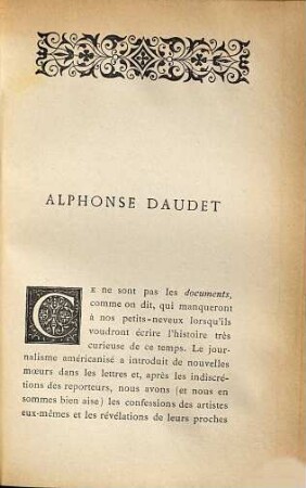 Alphonse Daudet : Par Jules Claretie