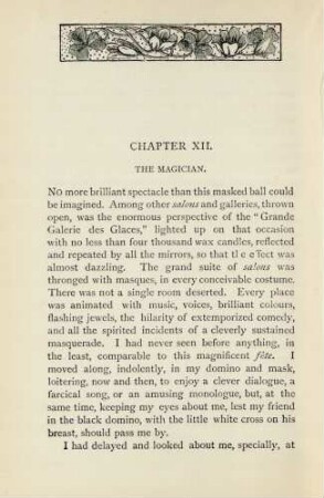 Chapter XII. The magician