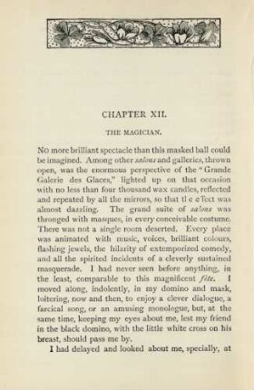 Chapter XII. The magician
