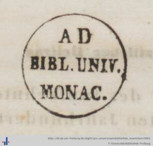 Stempel (Aus: UB Freiburg, BS 12/336).