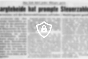 Bargteheide hat prompte Steuerzahler