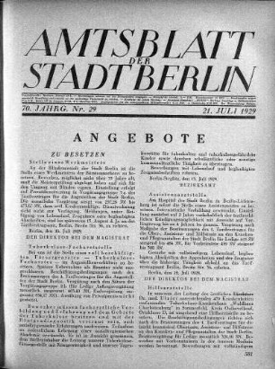 1929,29: Nr. 29, 21. Juli 1929