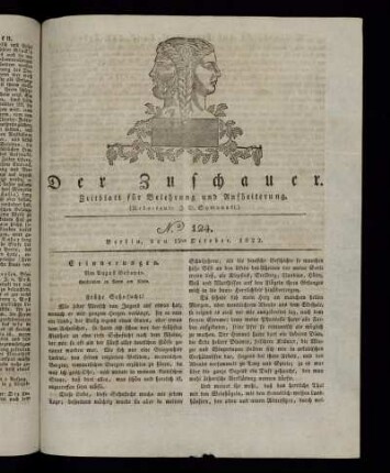 No. 124 - 15. October 1822